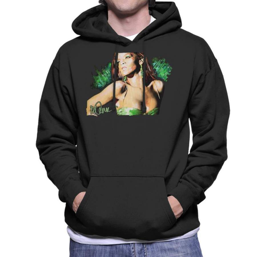 Sidney Maurer Original Portrait Of Rihanna Earrings Men’s Hooded Sweatshirt