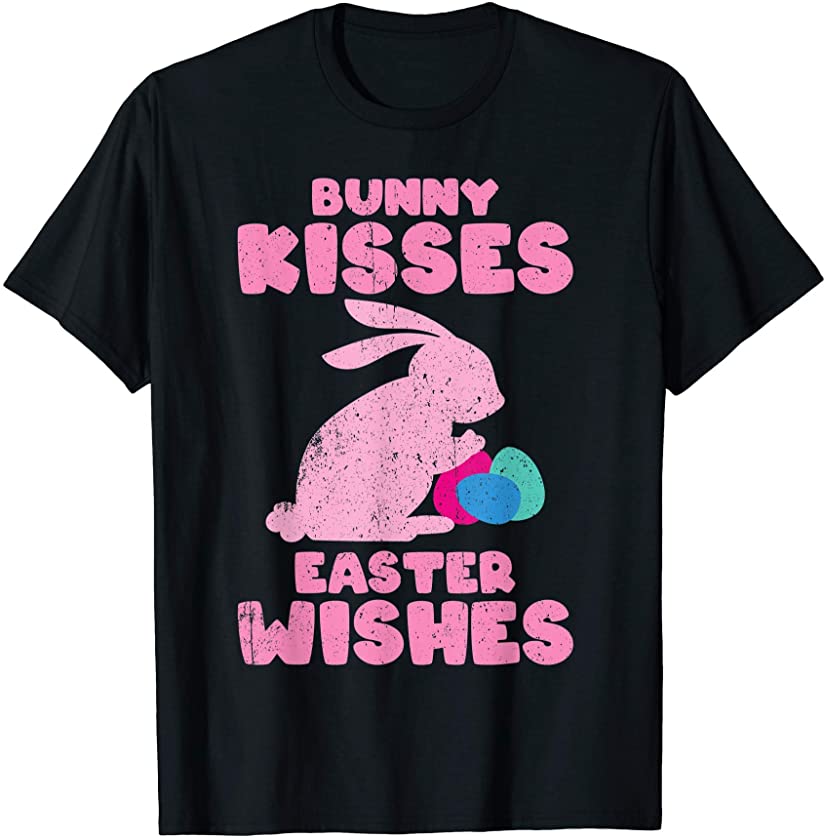 Bunny Kisses and Easter Wishes – Cute Easter T-Shirt