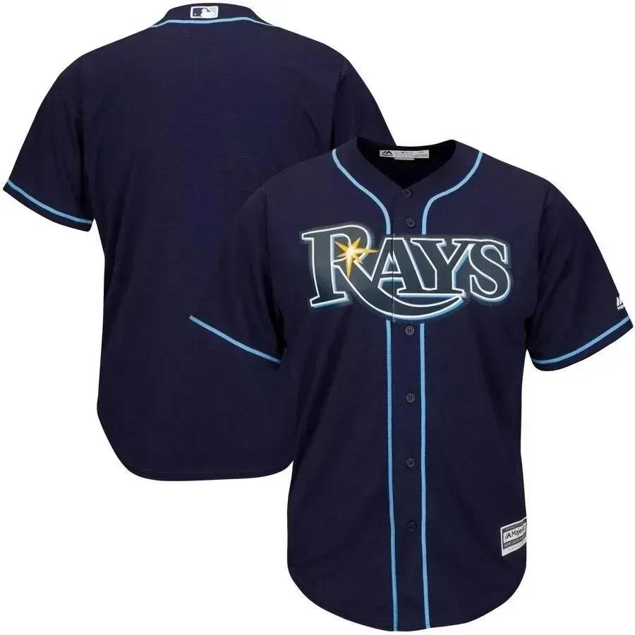 Tampa Bay Rays Big And Tall Cool Base Team Jersey – Navy