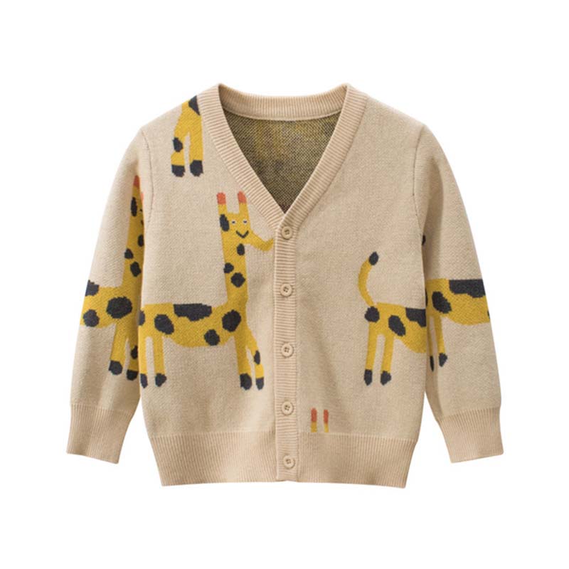 Spring Autumn Knitted Cardigan Sweater Baby Children Clothing Christmas Boys Girls Sweaters Kids Wear Baby Boy Clothes Winter alx