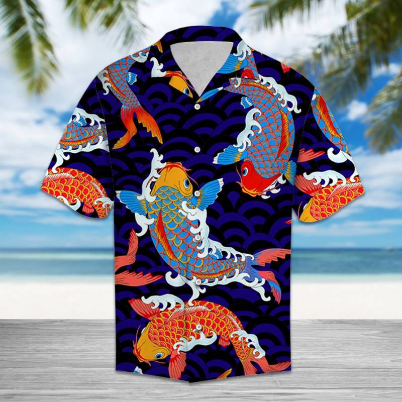 Koi Fish Hawaiian Shirt Ha53085