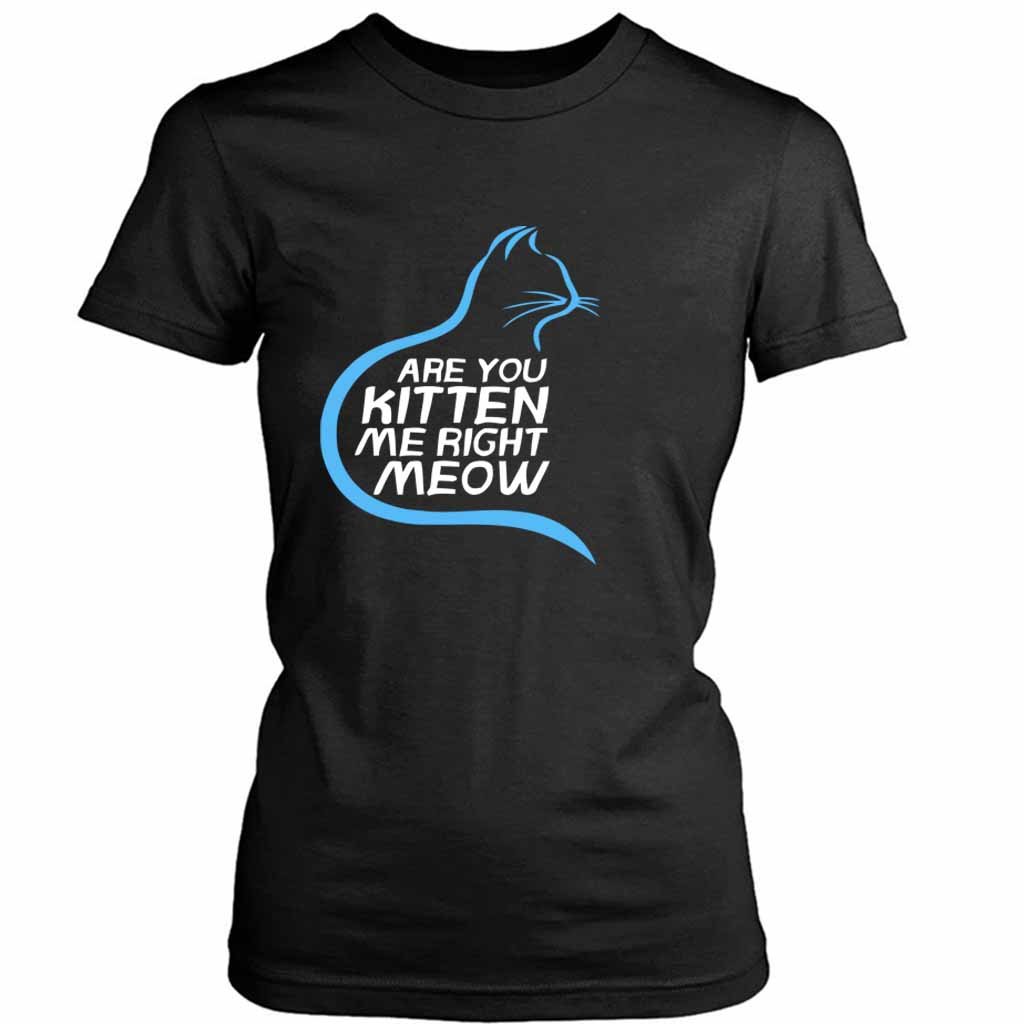 Are You Kitten Me Right Meow Hiden Women’s Tee T-Shirt