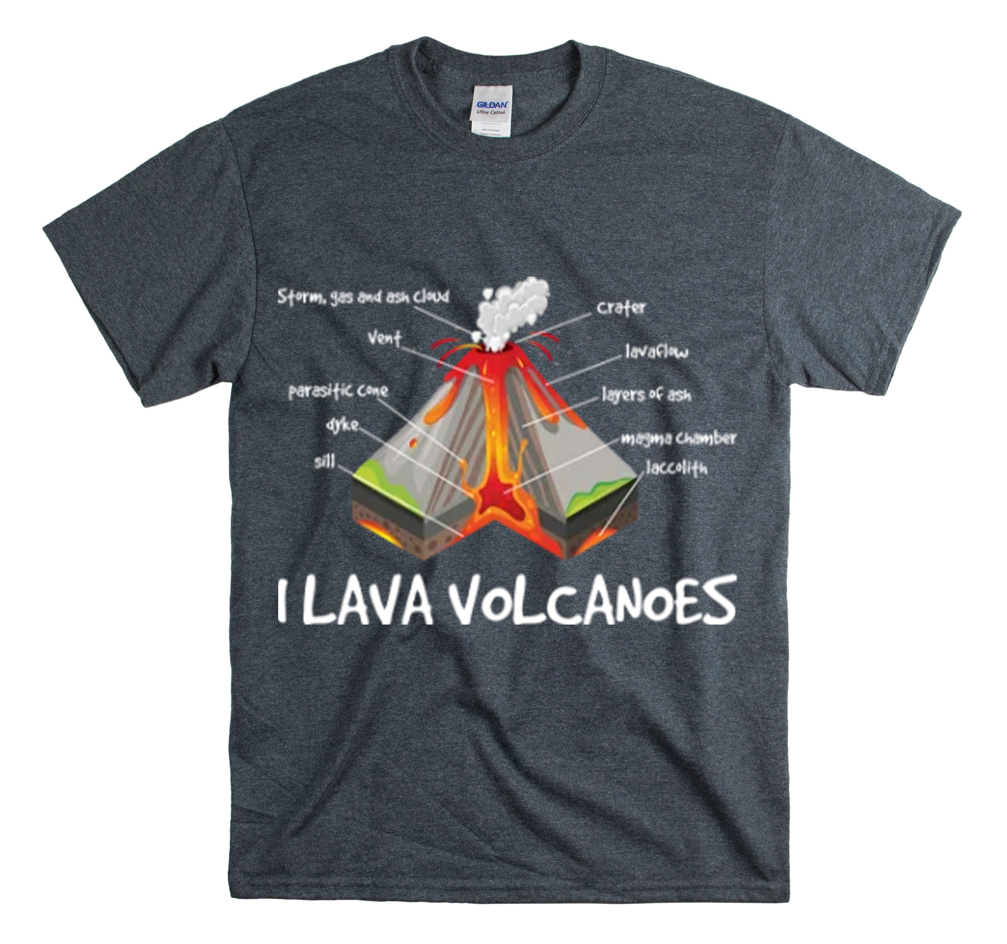 Shirt Funny Volcanoes Enthusiast Science Educators Volcanic Geology T-Shirt Unisex Heavy Cotton Tee