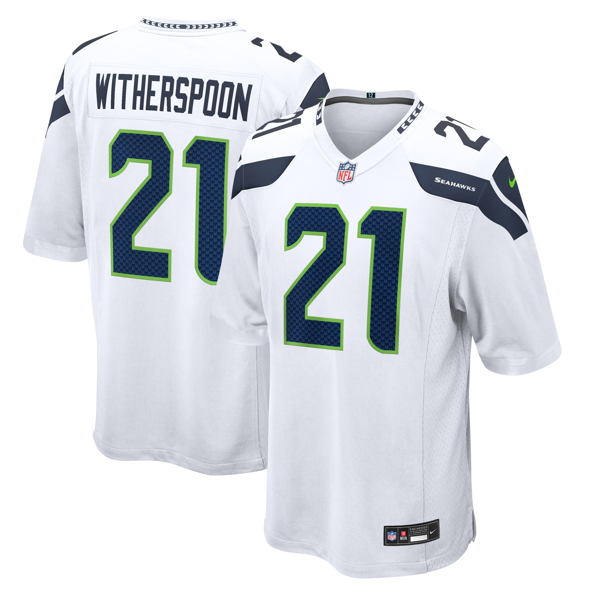 Devon Witherspoon Seattle Seahawks Away Game Jersey – White