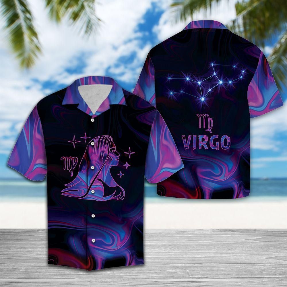 Amazing Virgo Horoscope Aloha Hawaiian Shirt Colorful Short Sleeve Summer Beach Casual Shirt For Men And Women