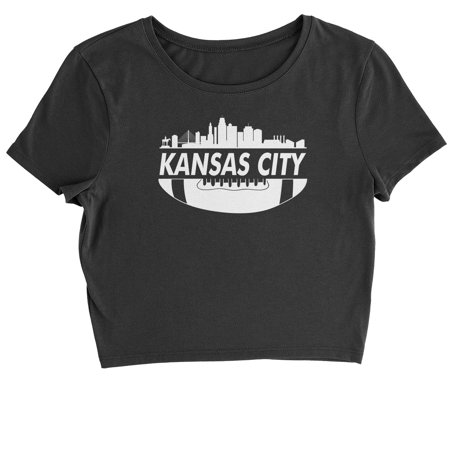 Kansas City Skyline Cropped T-Shirt