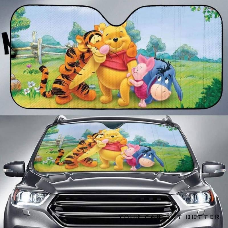 Winne The Pooh Car Sun Shades b