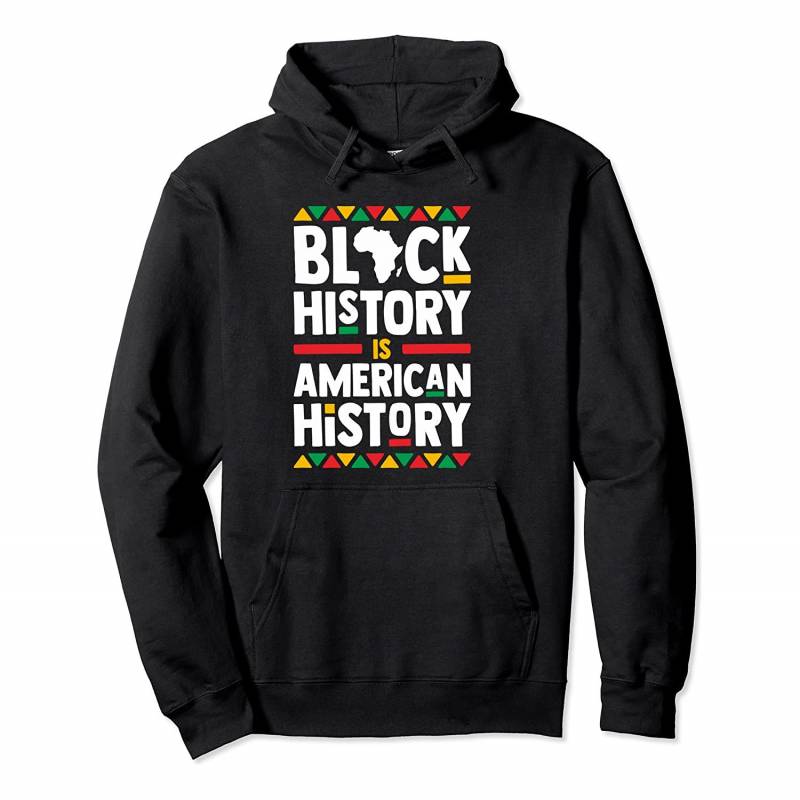 Black History Is American History African Dashiki Pullover Hoodie, T-Shirt, Sweatshirt, Tank Top, Racerback, Dolman