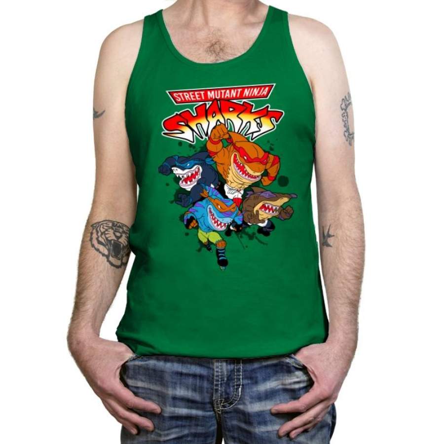 Street Mutant Ninja Sharks – Tanktop