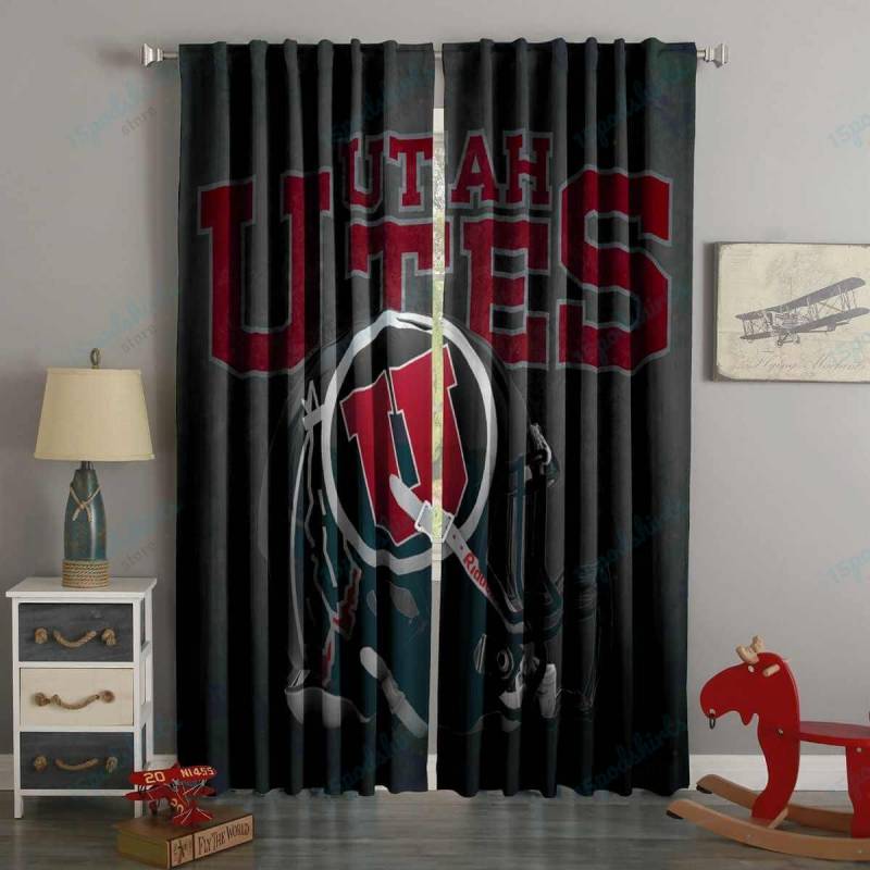 3D Printed Utah Utes Style Custom Living Room Curtains