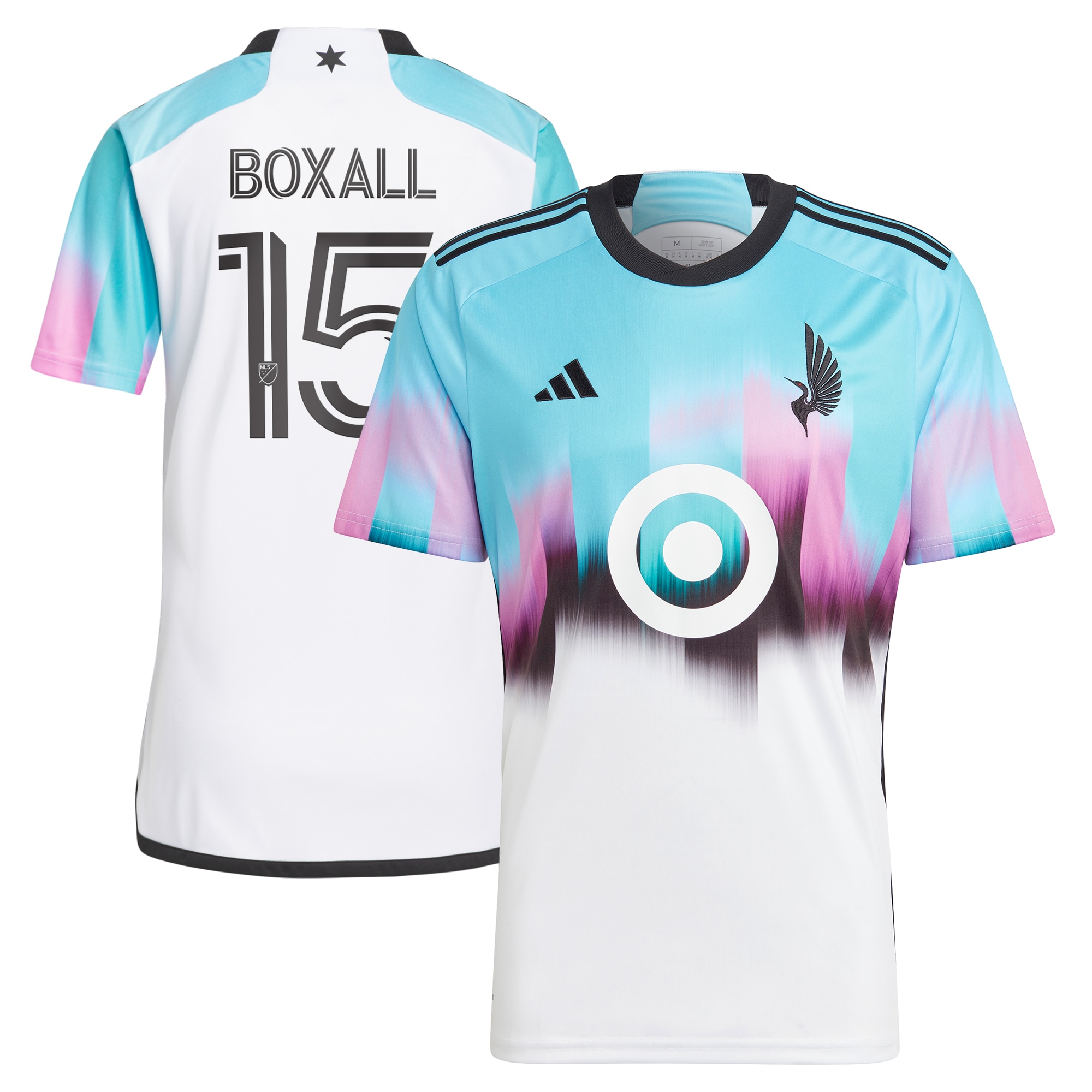 Michael Boxall Minnesota United FC 2023 The Northern Lights Kit Replica Jersey – White