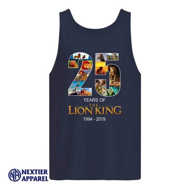 25 years of the lion king 1994-2019 shirt Men’s Tank Top