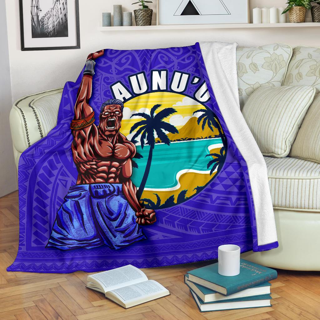 American Samoa Polynesian Premium Blanket – Aunu’U Island