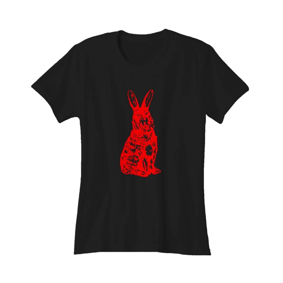 Marsala Rabbit Alice Eco Friendly Animal Cranberry Women’s T-Shirt