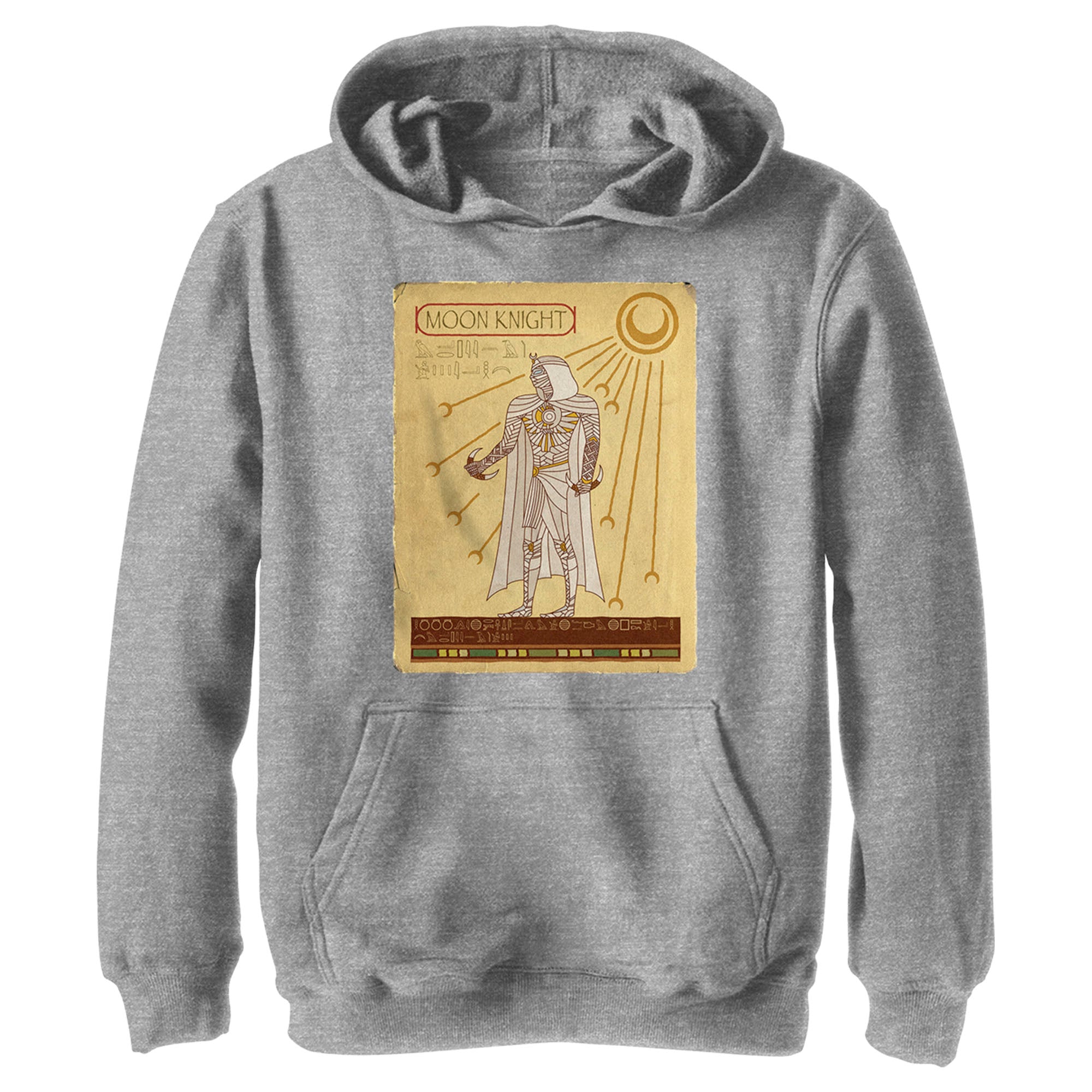 Boy’S Marvel: Moon Knight Ancient Egyptian Portrait Pull Over Hoodie