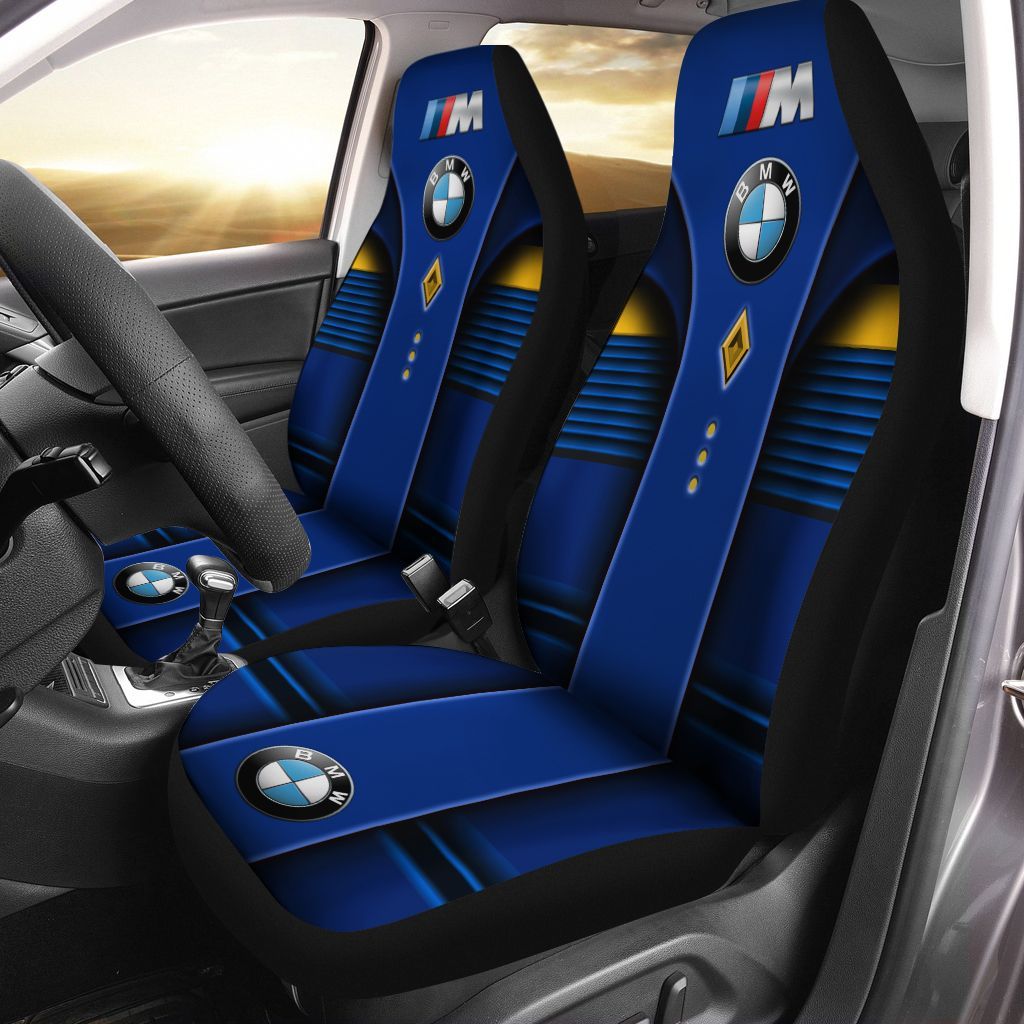 Bmw Lph-Ht Car Seat Cover (Set Of 2) Ver 3 (Blue)