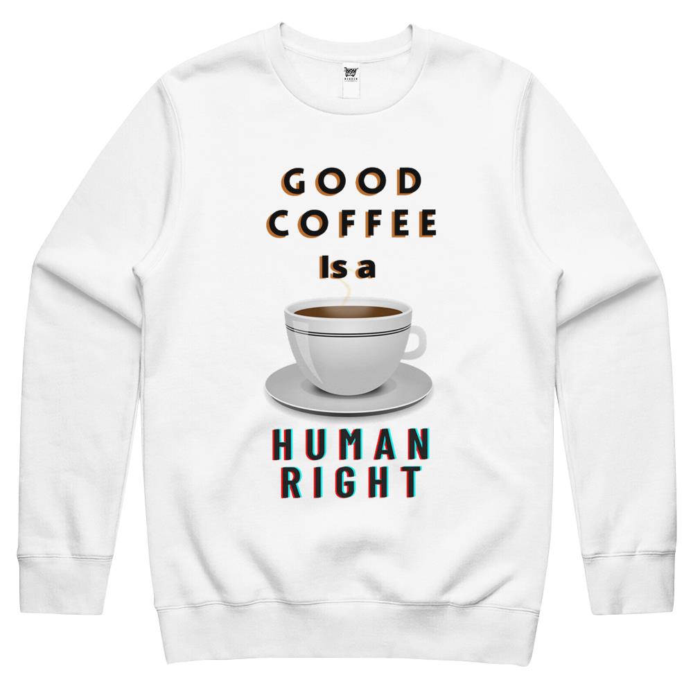 Good Iced Coffee Is A Human Right Essential (15) Crewneck Sweatshirt