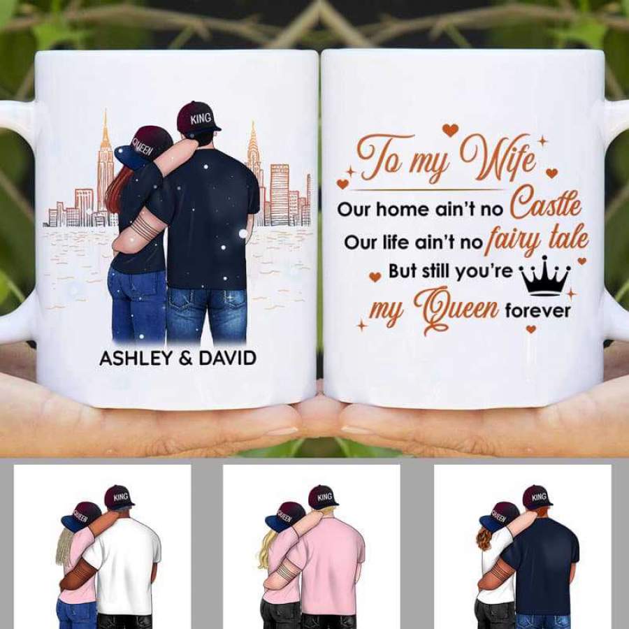 You‘re My Queen Couple Personalized Mug