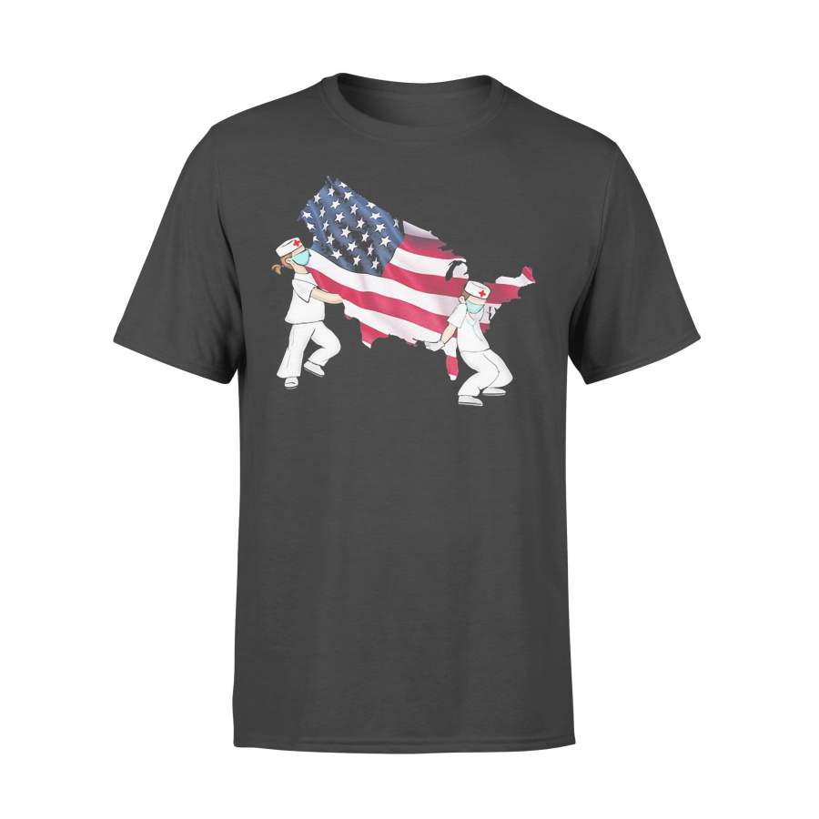 Official Nurse American Flag 2020 T-shirt