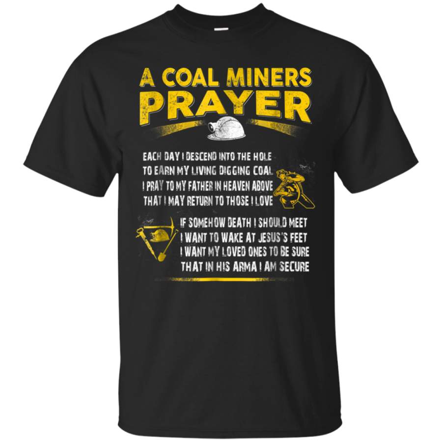 AGR A Coal Miners Prayer, Best Coal Miner T-shirt