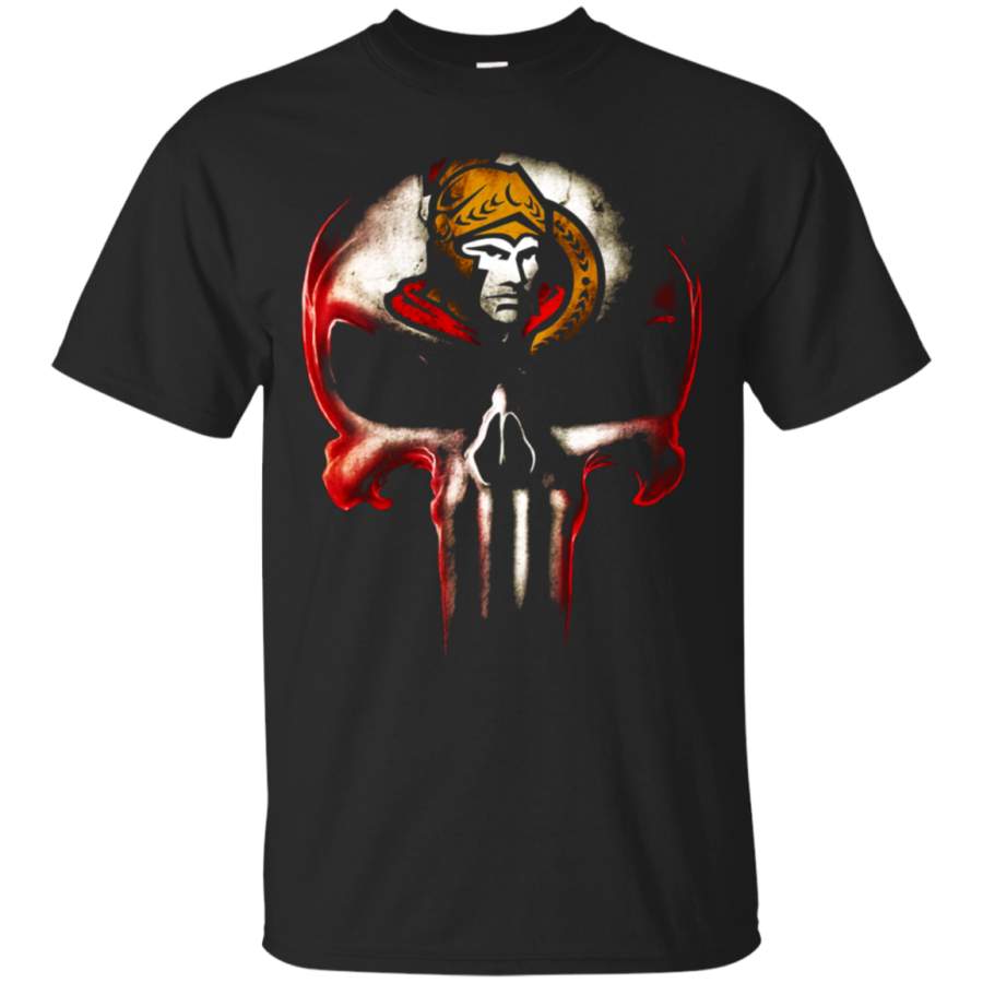 AGR Ottawa Senators The Punisher Mashup Ice Hockey T-Shirt