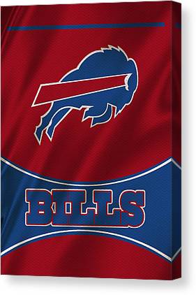 13 Buffalo Bills Uniform Joe Hamilton Canvas Print