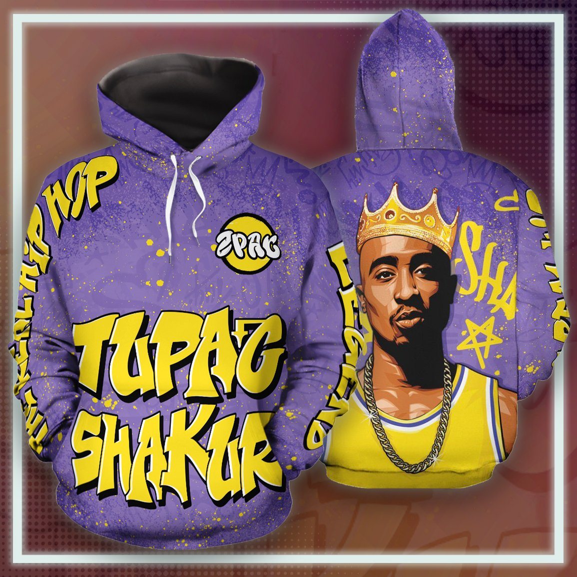 The Real Hiphop Legend All-Over Hoodie