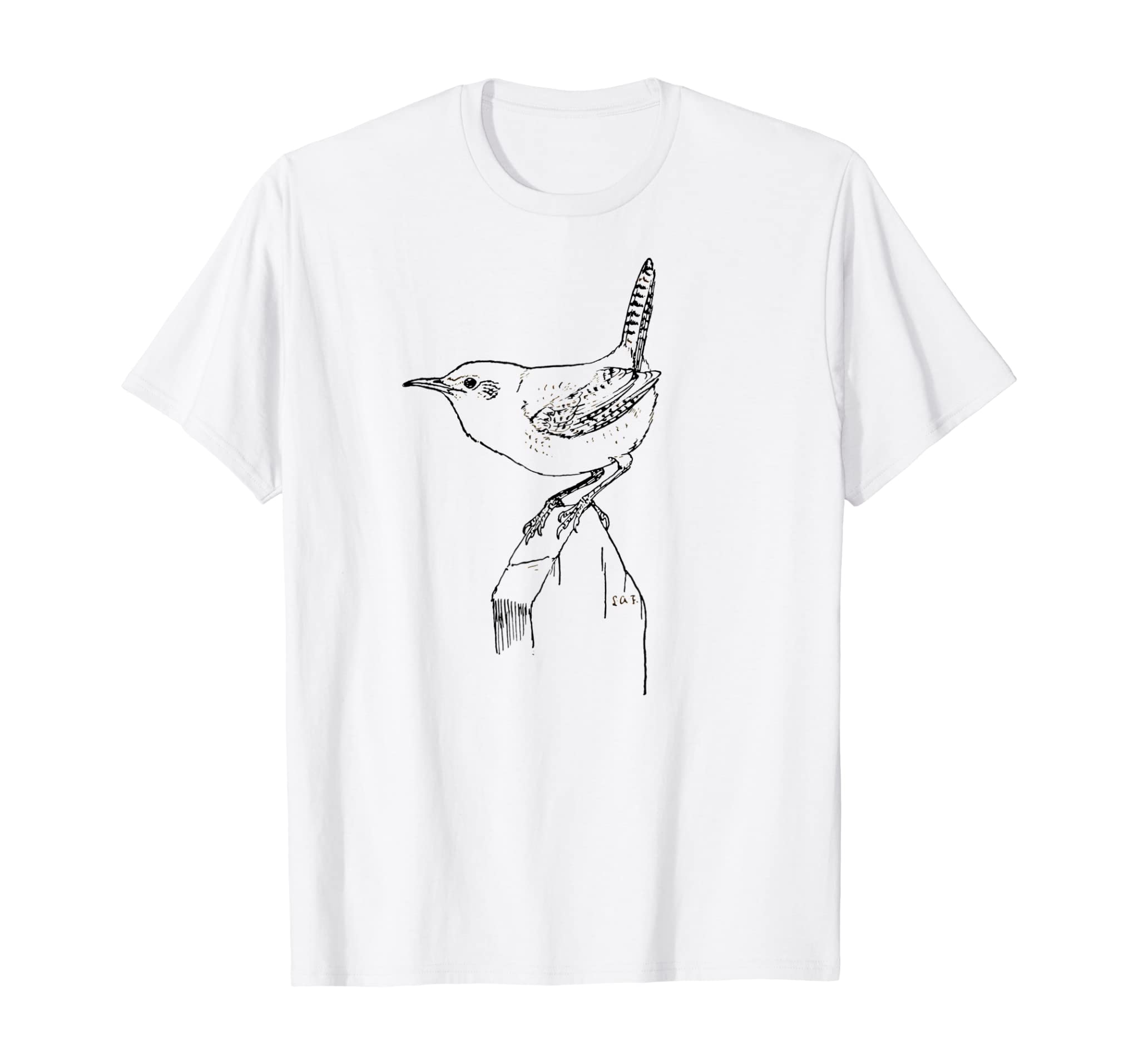 Wren tshirt – for birdwatchers and bird lovers