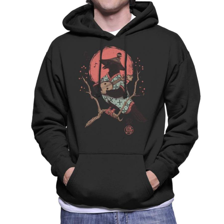 Song Bird Japan Men’s Hooded Sweatshirt