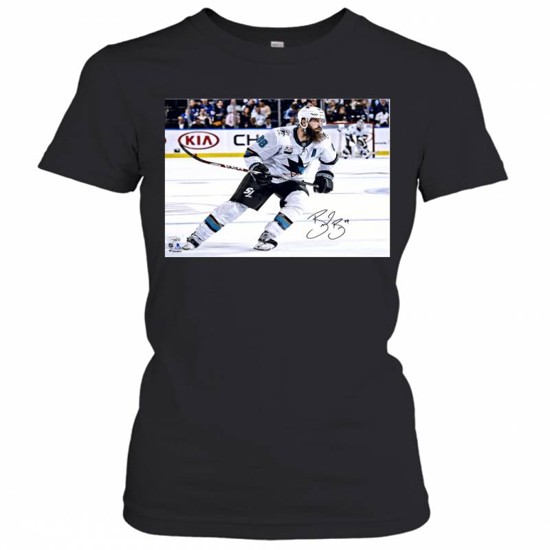 Brent Burns San Jose Sharks Autographed Women’s T-Shirt