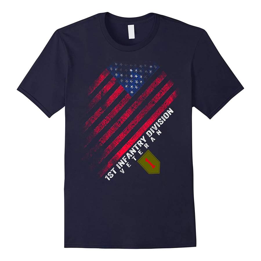 1st Infantry Division Veteran Style T-Shirt