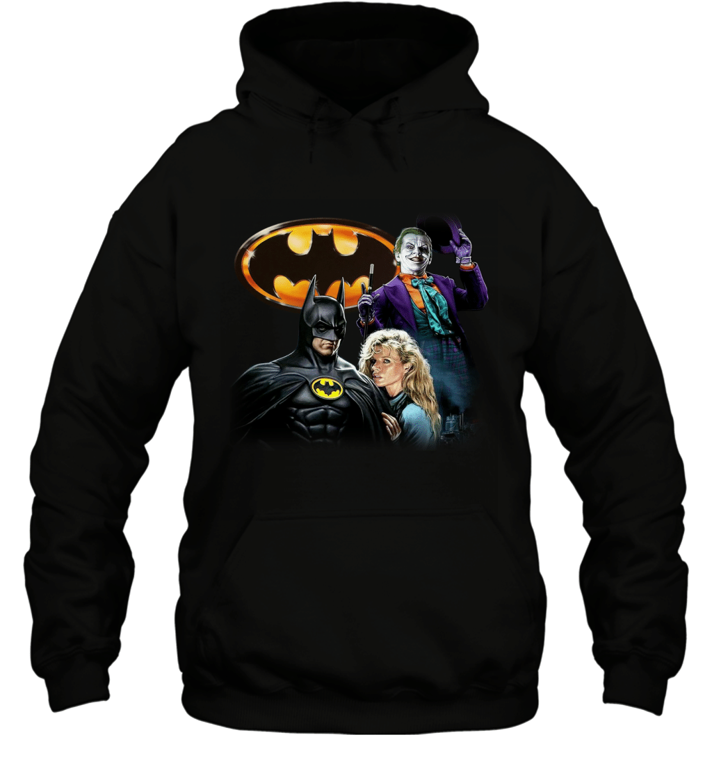 Batman 1989 Wallpaper Joker Superheroes Fans Shirt Hoodie