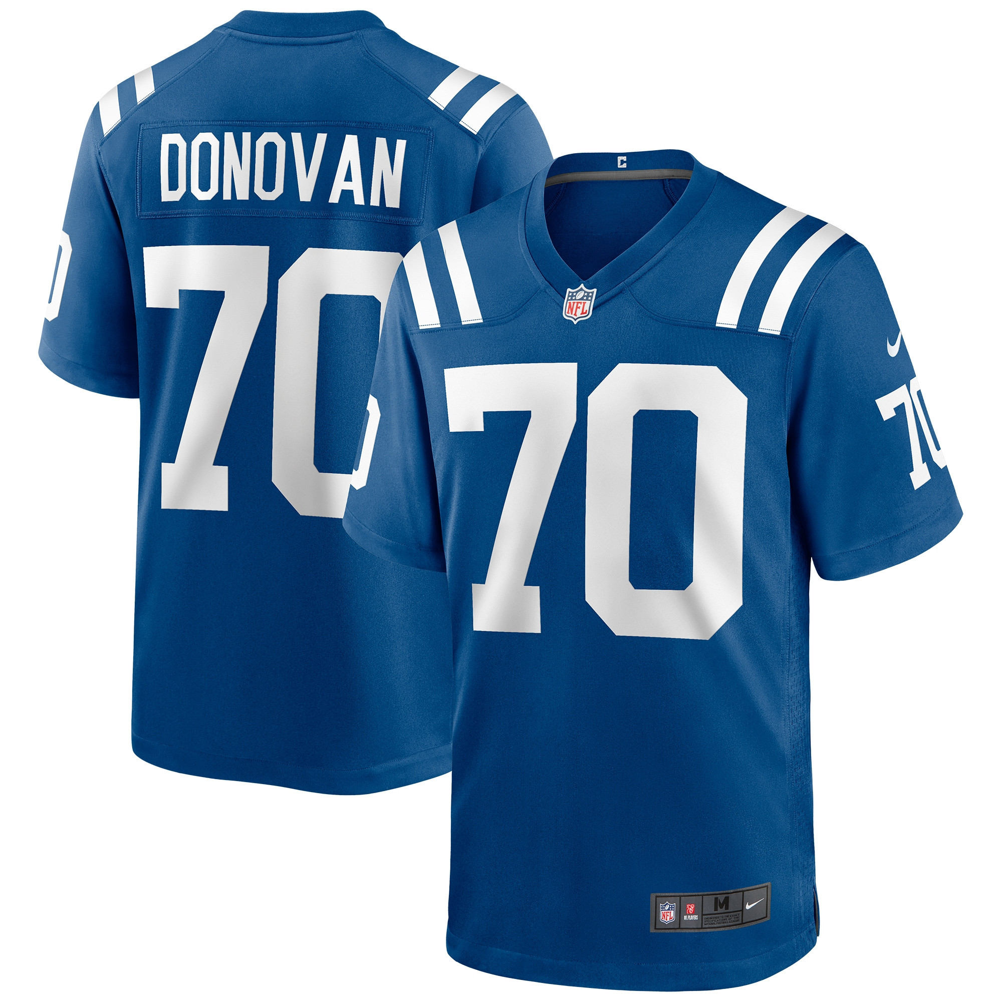 Art Donovan Indianapolis Colts Game Retired Player Jersey – Royal NFL