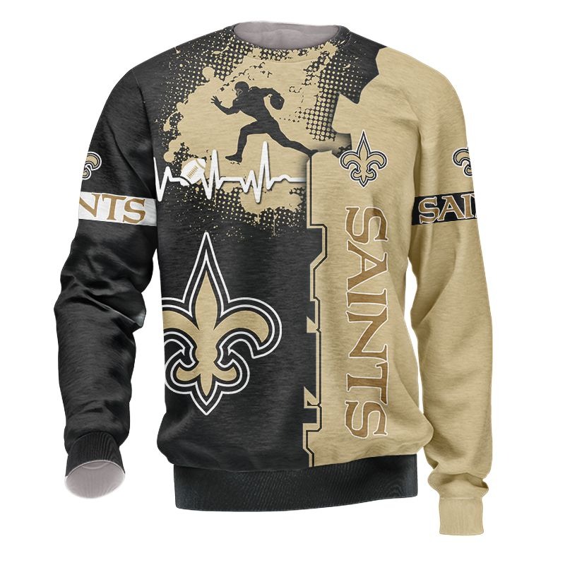 New Orleans Saints Sweatshirt 3D Cheap Long Sleeve