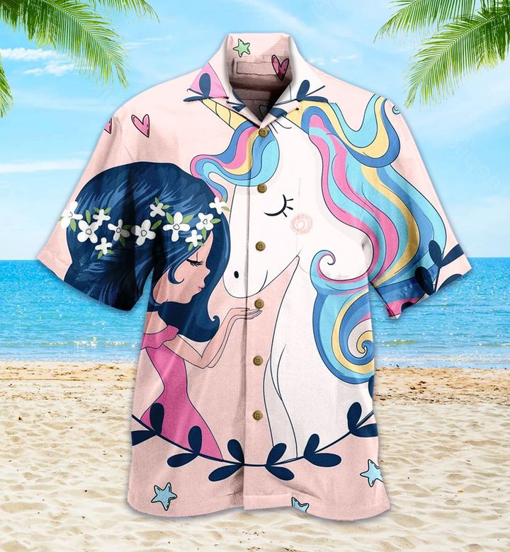 Cute Girl Unicorn Hawaii Shirt Ha101693