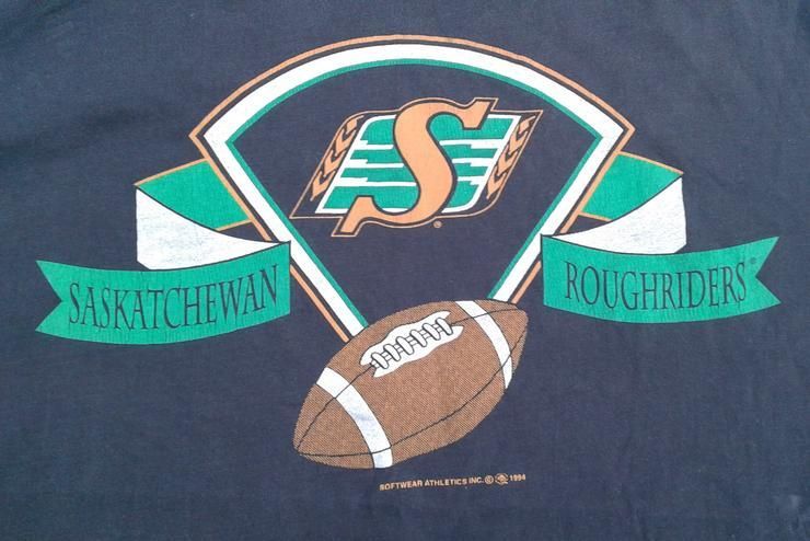 Vintage 1994 Saskatchewan Rough Riders Cfl Shirt