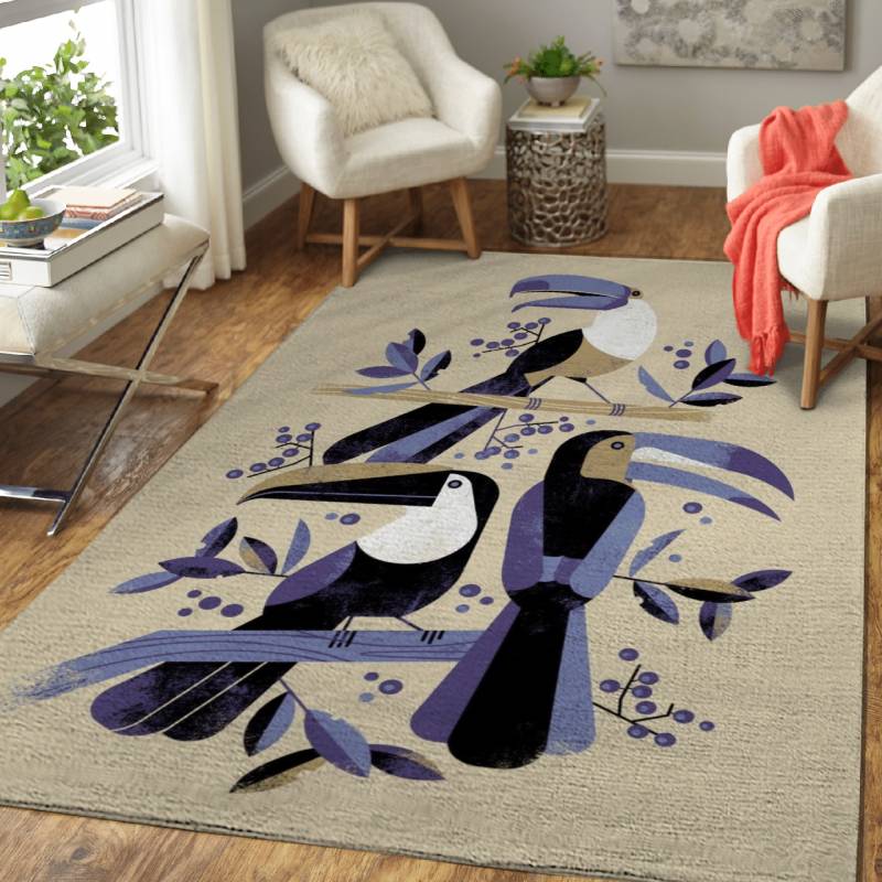 Toucans – Animals Area Rug Carpet