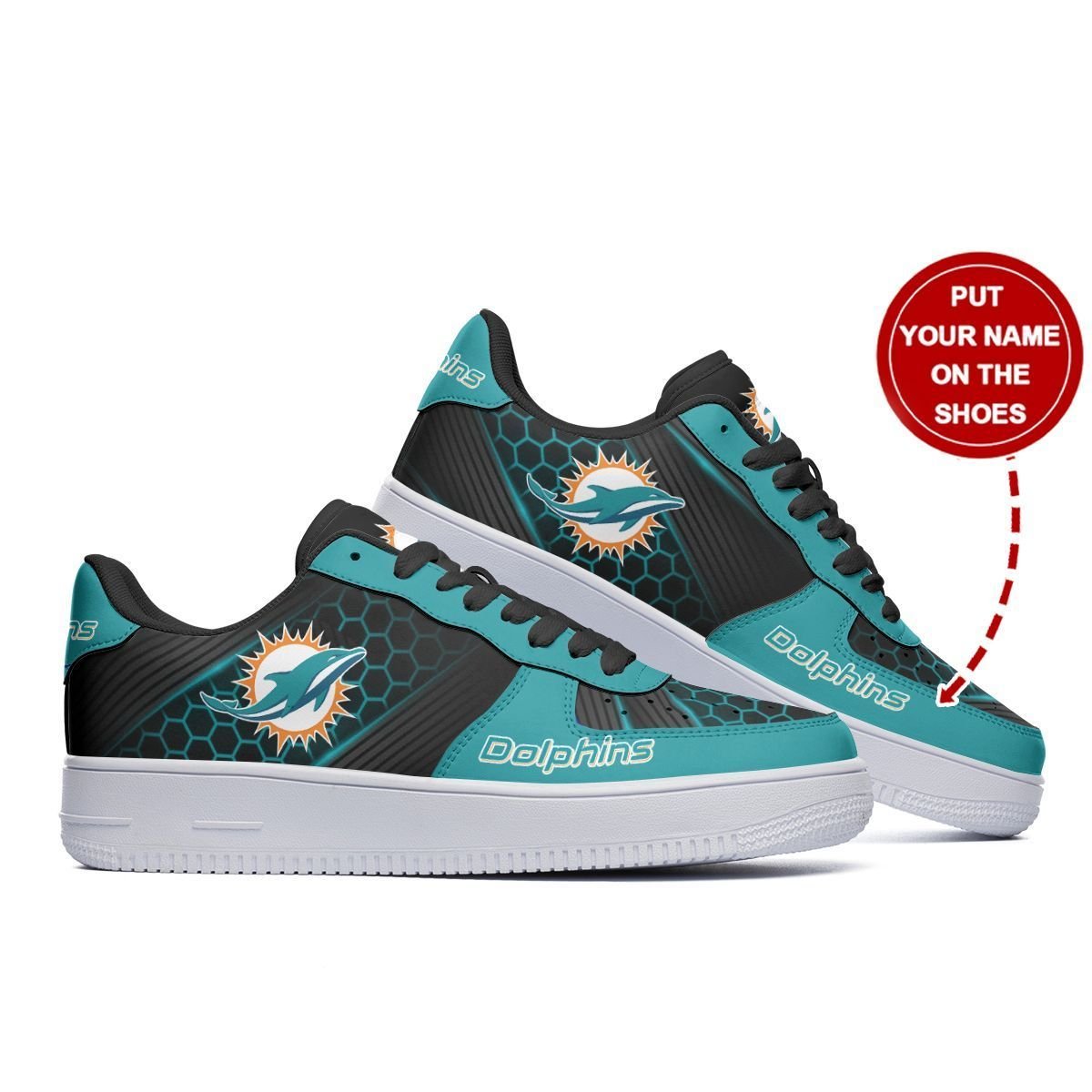 Miami Dolphins Af1 Sneakers 127