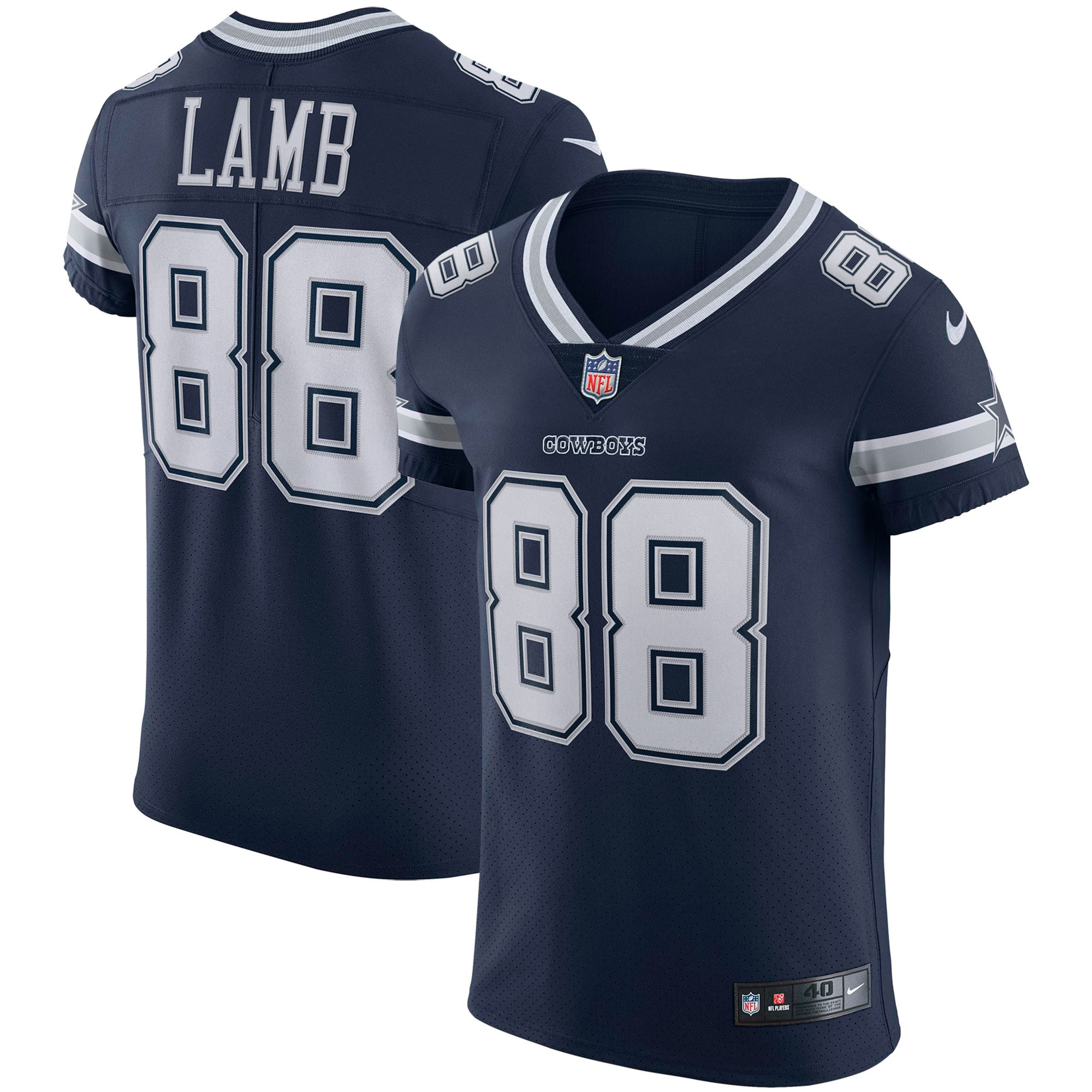 Ceedee Lamb Dallas Cowboys Vapor Elite Jersey Navy NFL