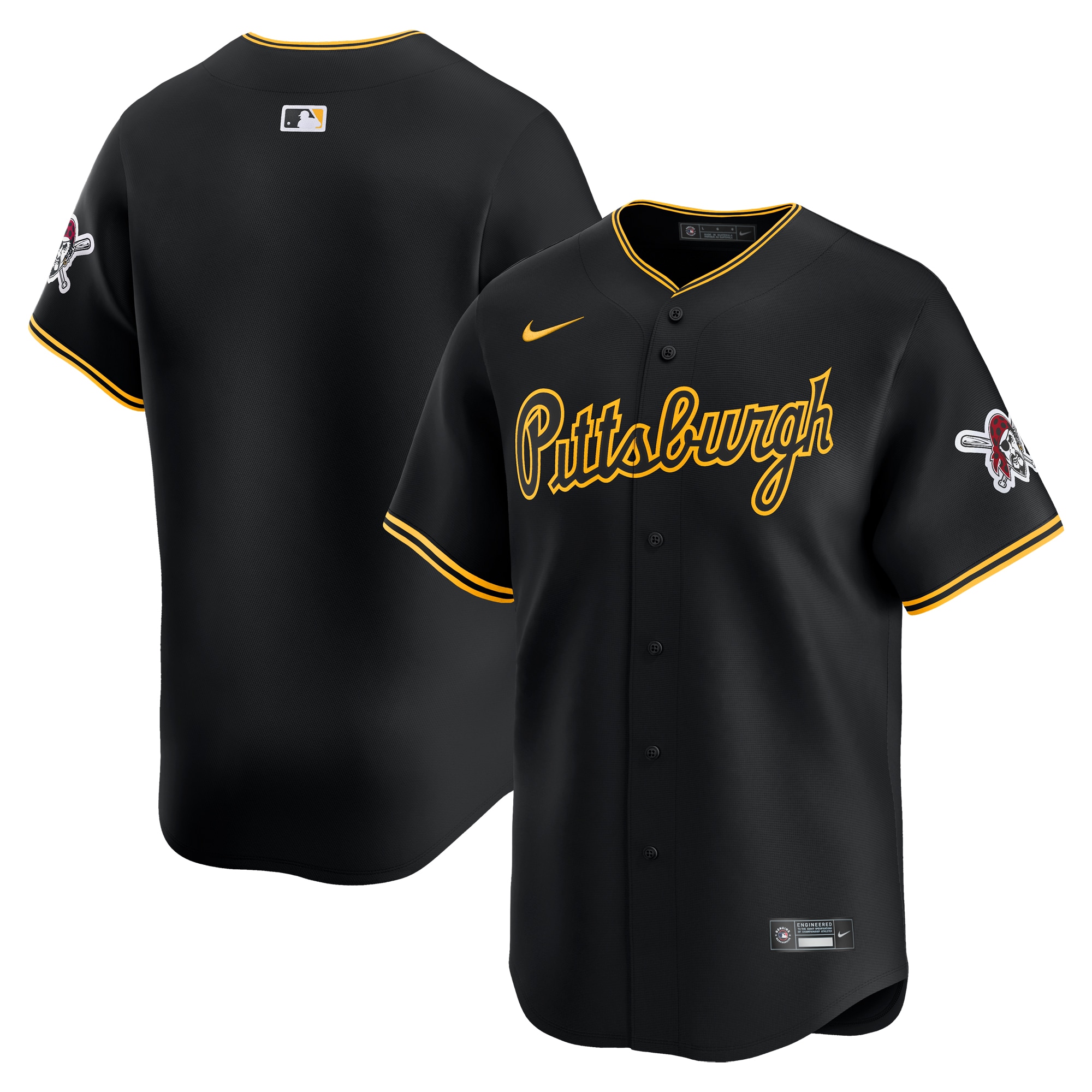 Pittsburgh Pirates Alternate Limited Jersey  Black