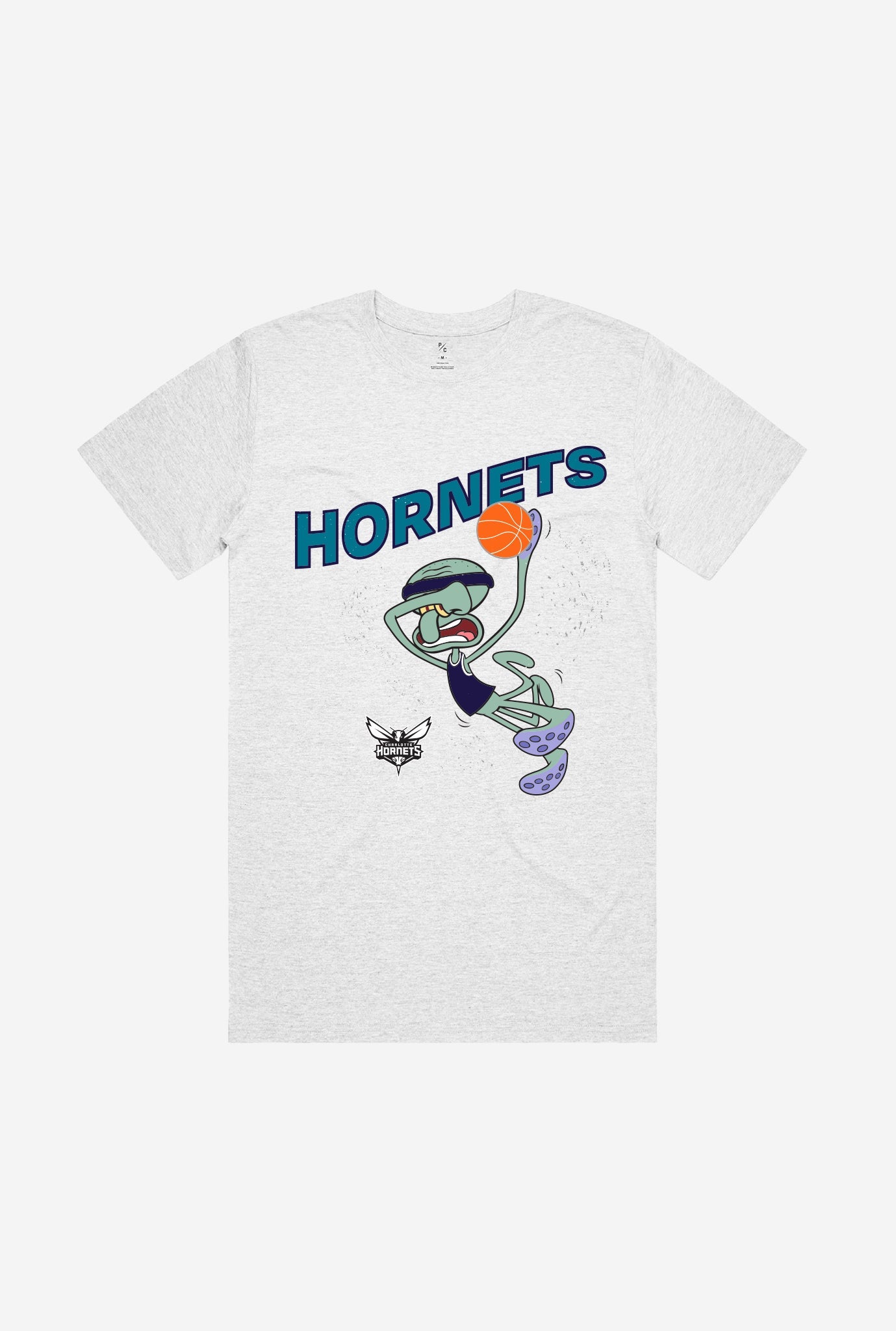 Charlotte Hornets Squidward T-Shirt – Ash