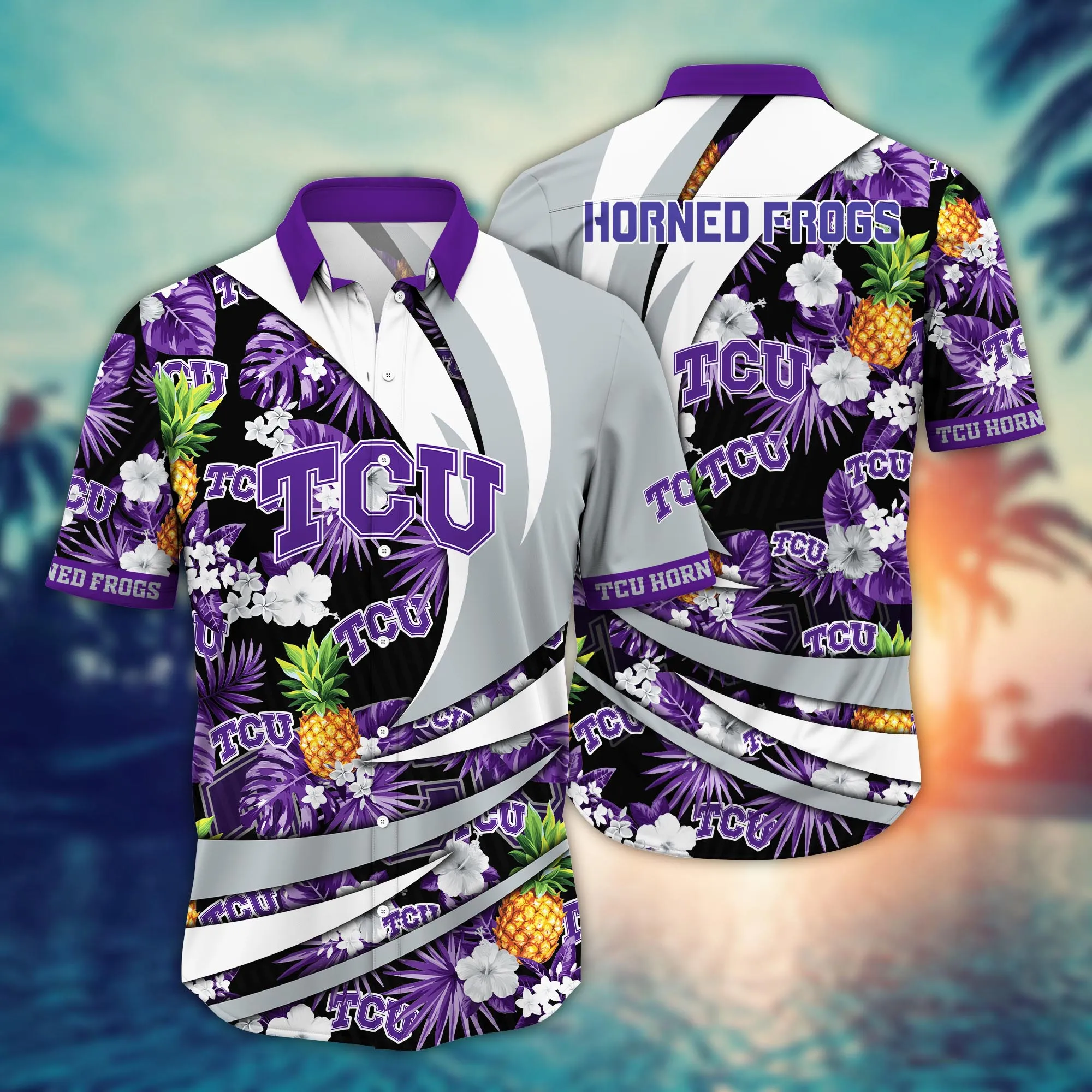 Tcu Horned Frogs NCCA Hawaiian Shirt Heat Aloha Shirt