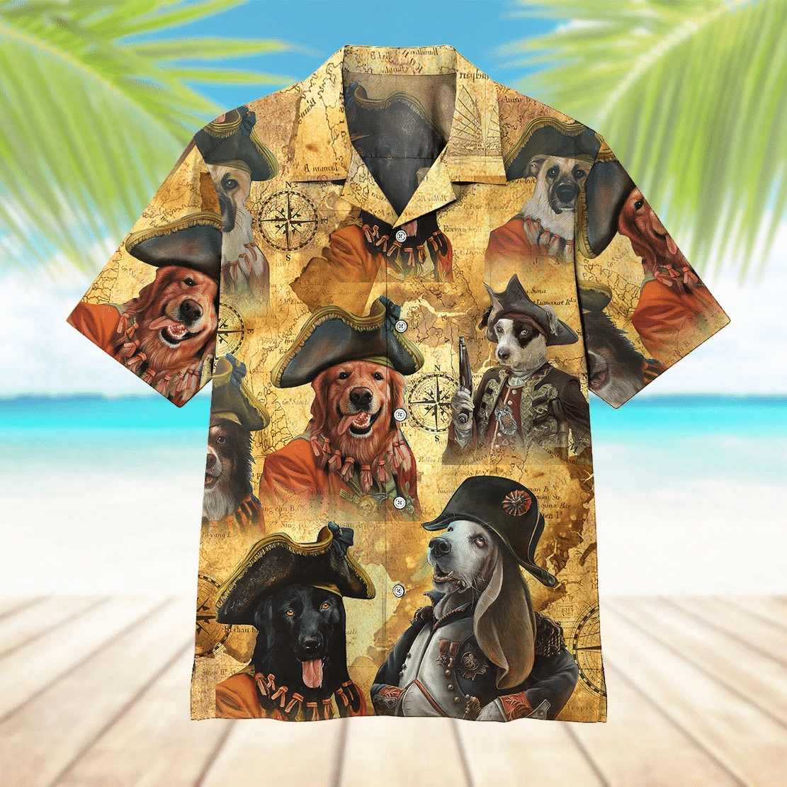 Pirate Dogs Hawaii Shirt Unisex Adult Ha82015