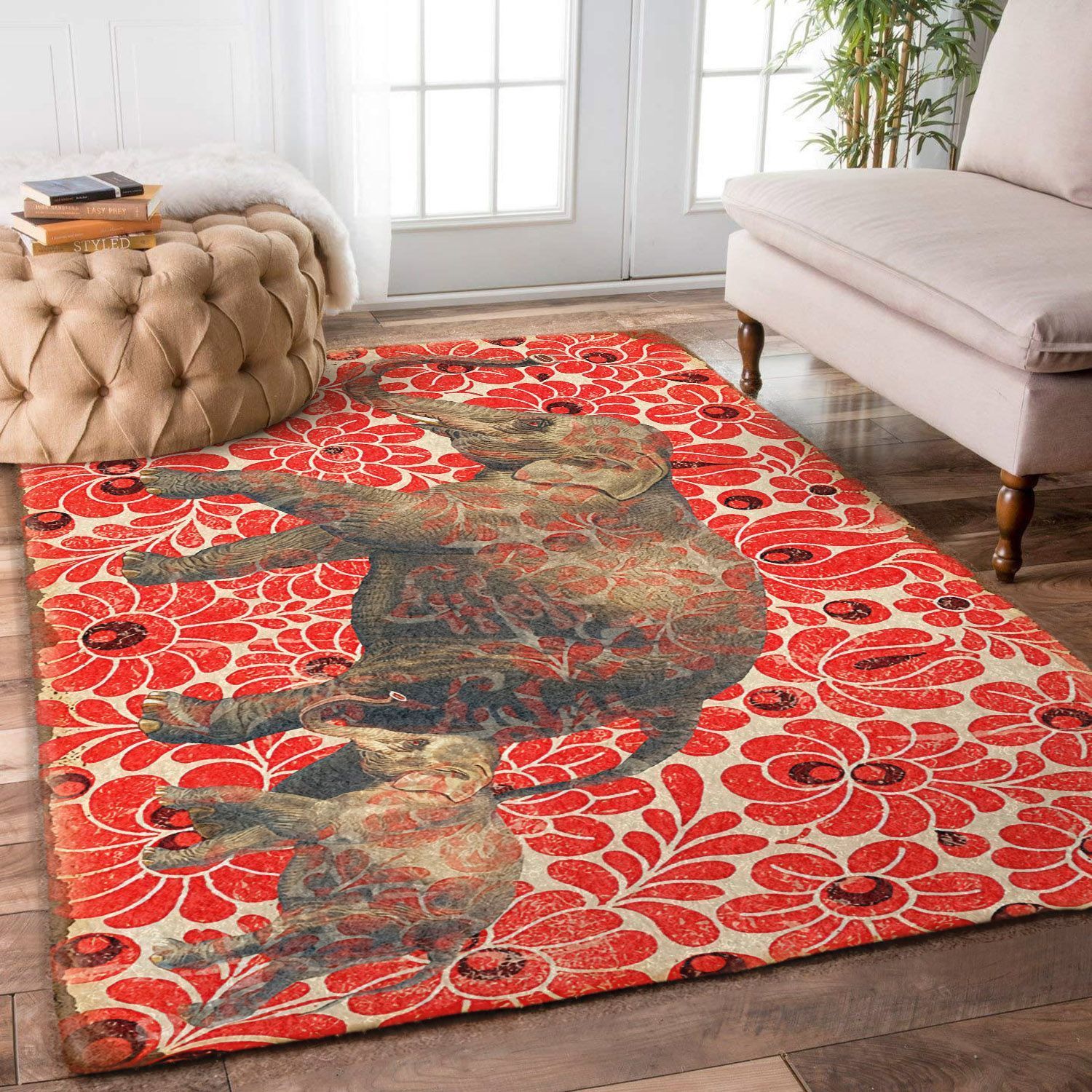 Asian Elephant Aa0301002M Rug