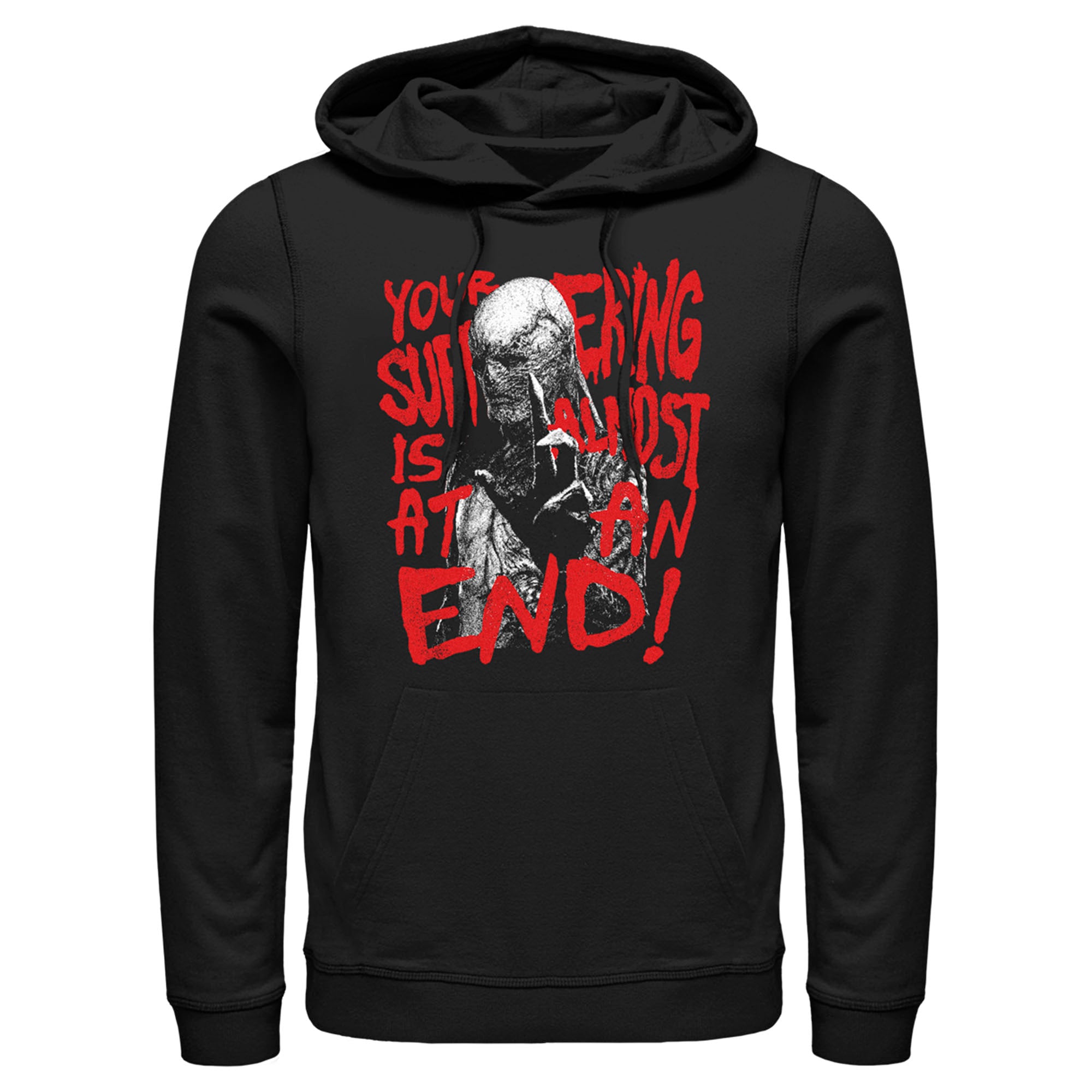 Men’S Stranger Things Vecna Suffering Almost At An End Pull Over Hoodie