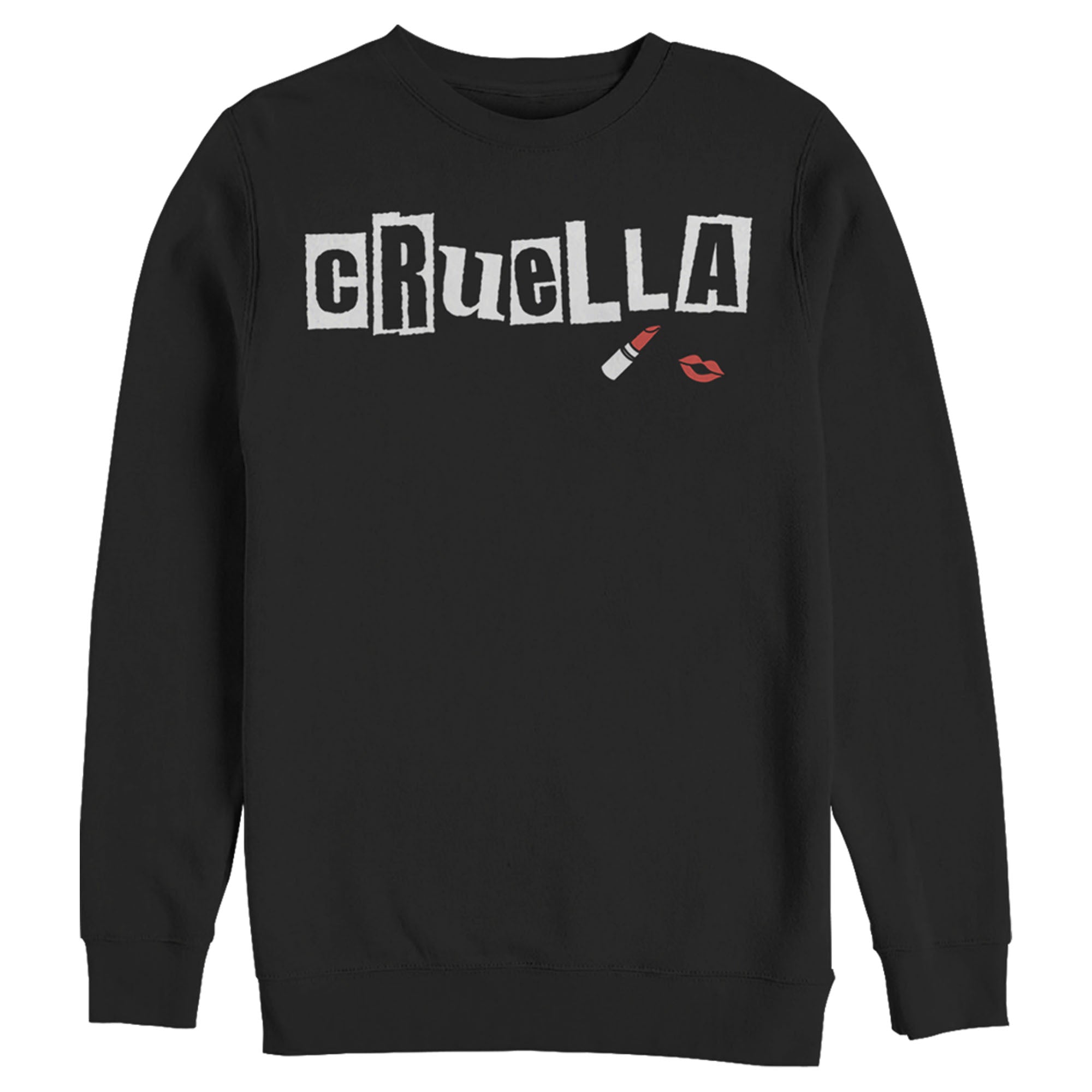 Cruella Men’S Lipstick Logo  Sweatshirt