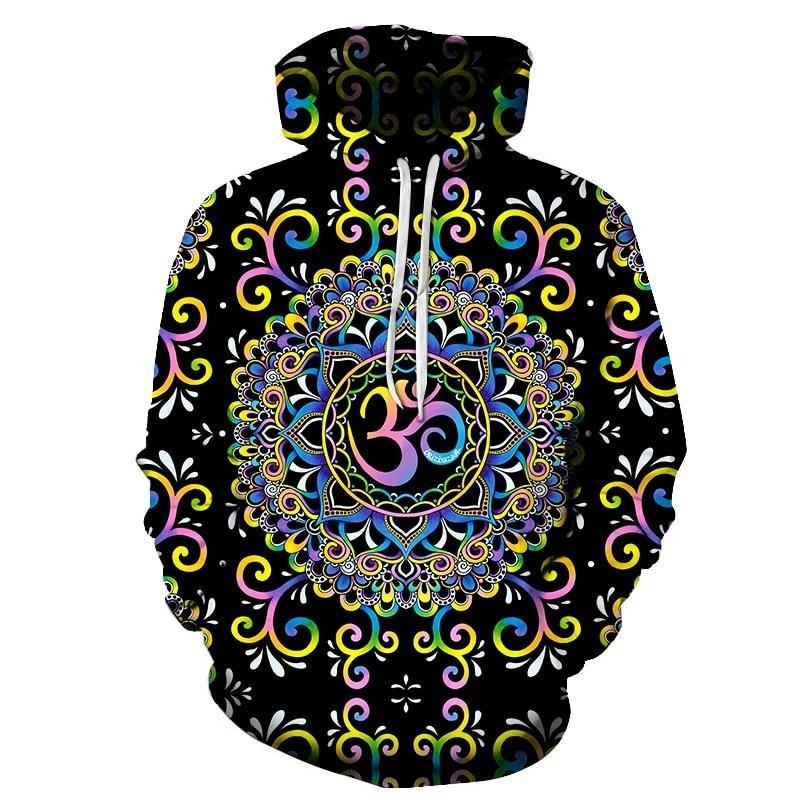 Galaxy Rainbow Mandala Hoodie