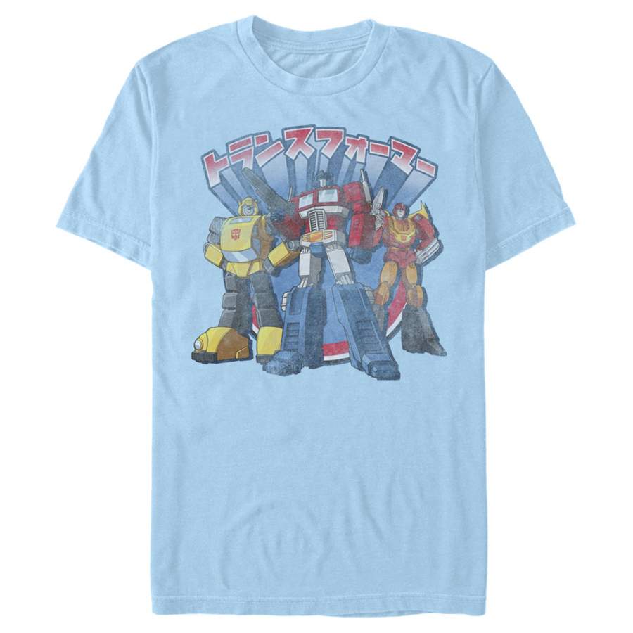 Transformers Men’s Autobots Katakana Trio  T-Shirt