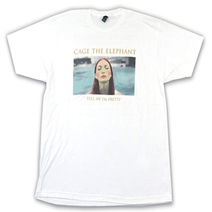 Cage The Elephant – Pretty-2016 Tour – White t-shirt