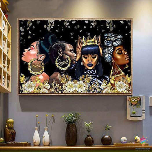 Queen Black Girl Amazing Canvas Ch Poster Canvas Black Power Movement History Poster And Canvas, Wall Decor, Wall Art, Canvas Instructure